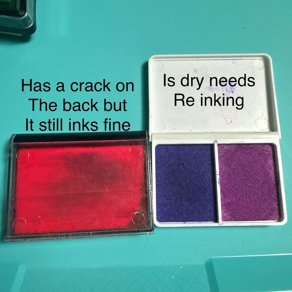 -CRAFT STAMP INK PADS Lot Of 10 - Picture 3 of 4